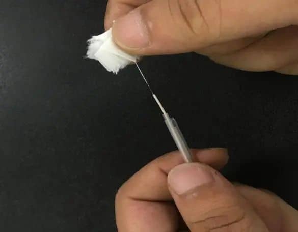 光纤芯清洁
